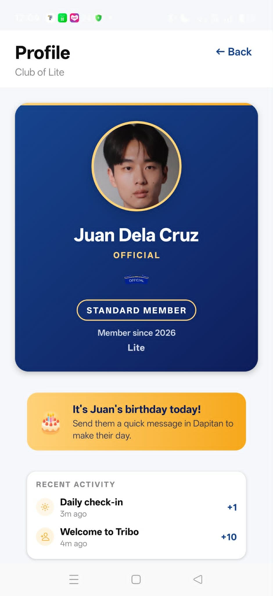 Tribo app screenshot 5